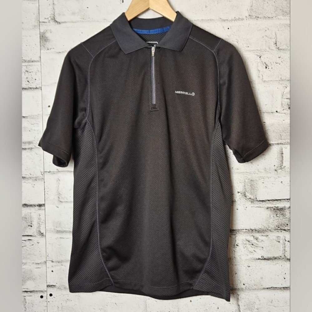 Men’s Merrell Activewear Grey Golf Shirt